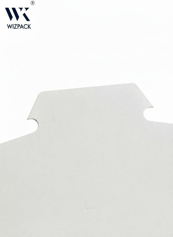 Wizpack White Cardboard Shirt Boards 50 Pack - Premium Packing Insert for Folded Garments - Image 3